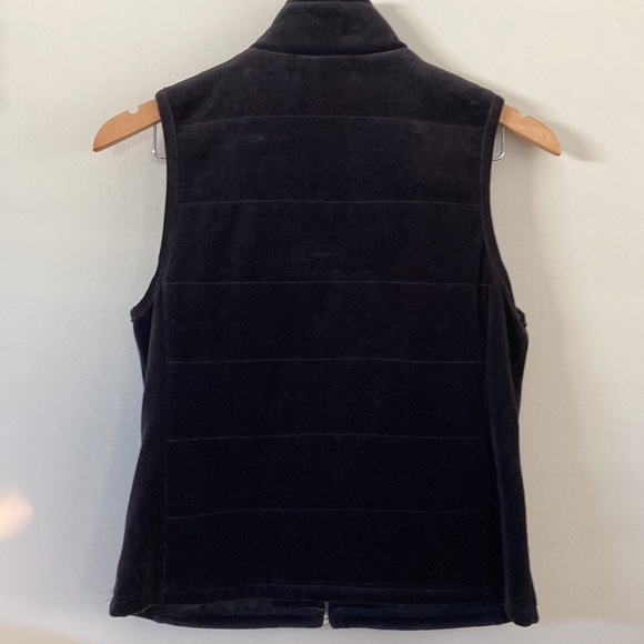 EUC Liz Claiborne • Cozy SOFT Velvet Lined Cotton Vest 2 Pockets Ladies Size PS - Picture 2 of 8